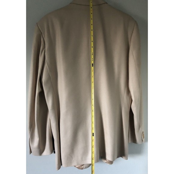 Vintage Men’s Suit Jacket by NIK Konfecija 1960s Made In Zagreb Yugoslavia Cream - Picture 4 of 16